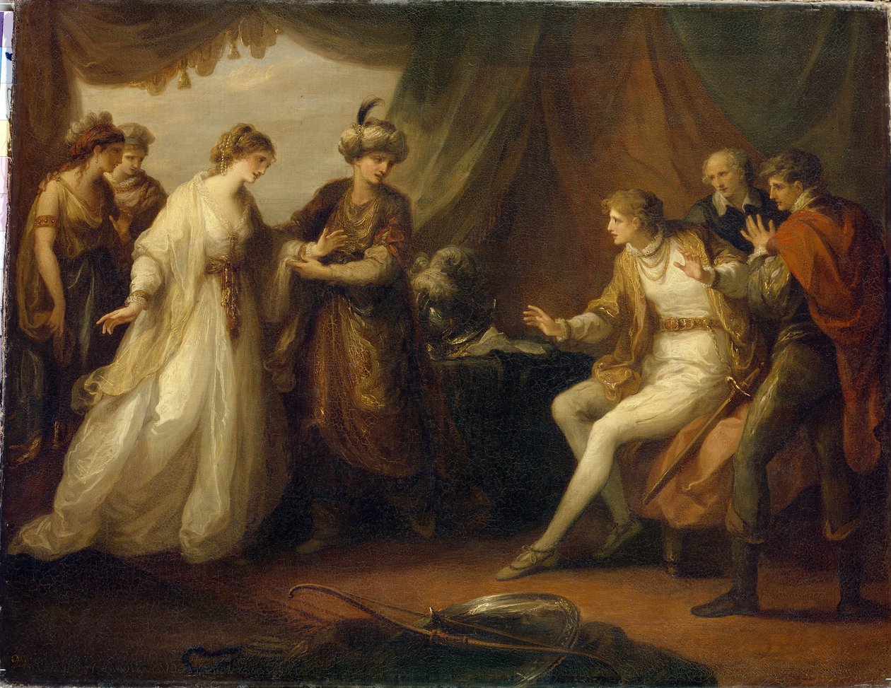 Eleanor genopstår (eller Alienor of Castilla af Angelica Kauffmann