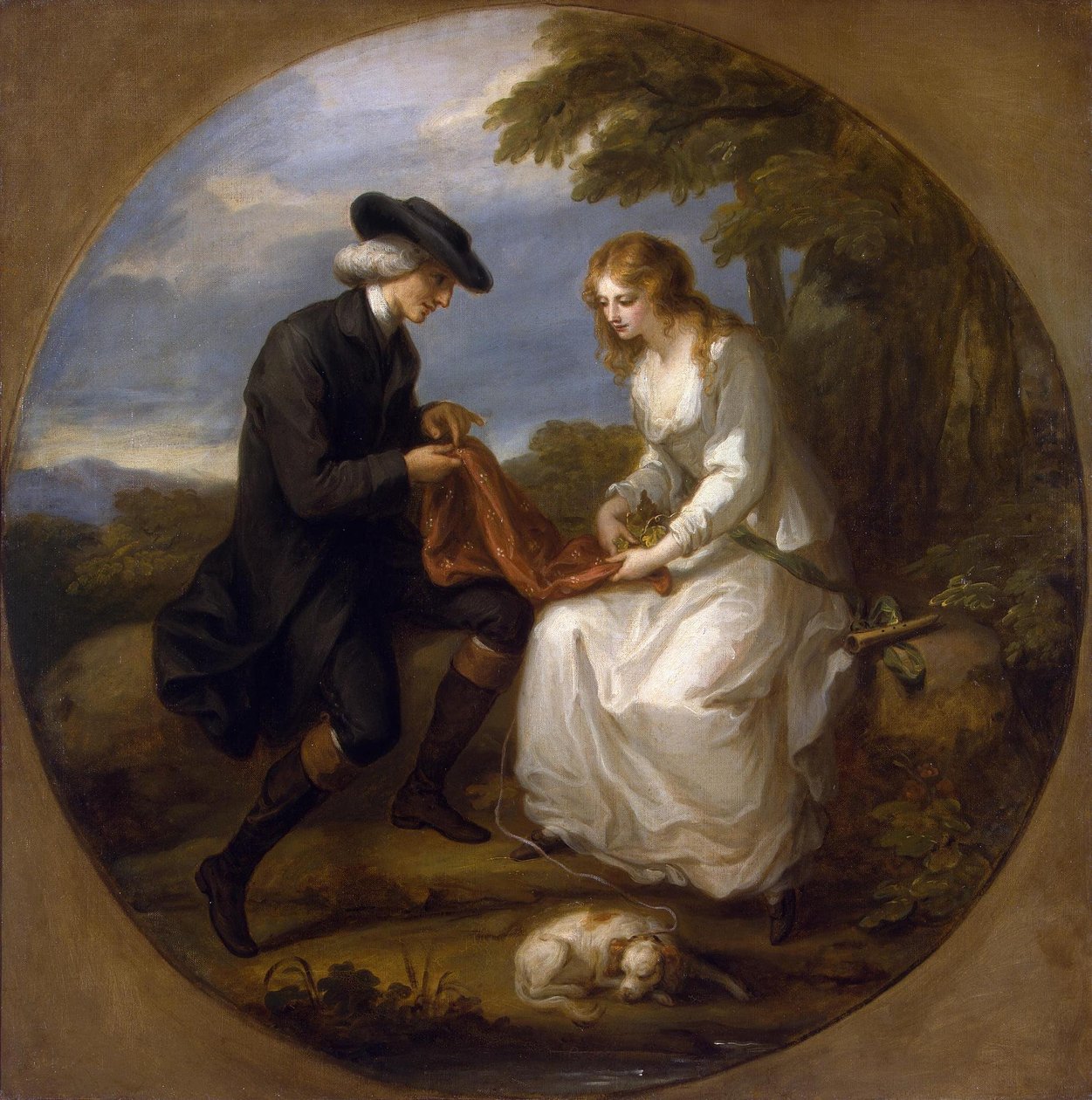 Sindssyge Maria af Angelica Kauffmann
