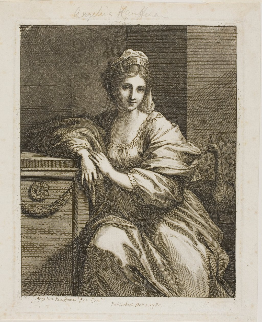 Juno og påfuglen af Angelica Kauffmann