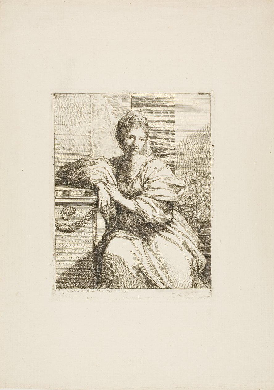 Juno og påfuglen af Angelica Kauffmann