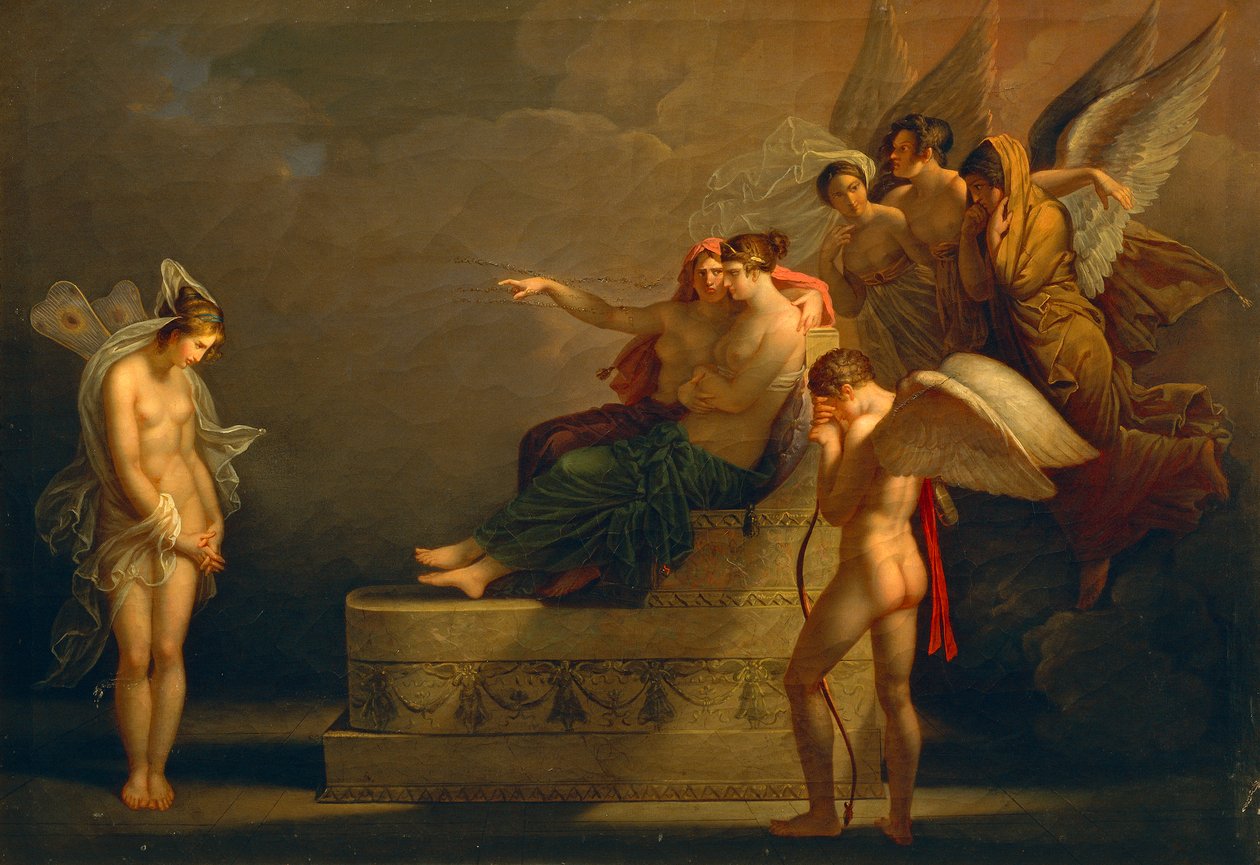 Legenden om Amor og Psyke, af Angelica Kauffmann (1741-1807) af Angelica Kauffmann