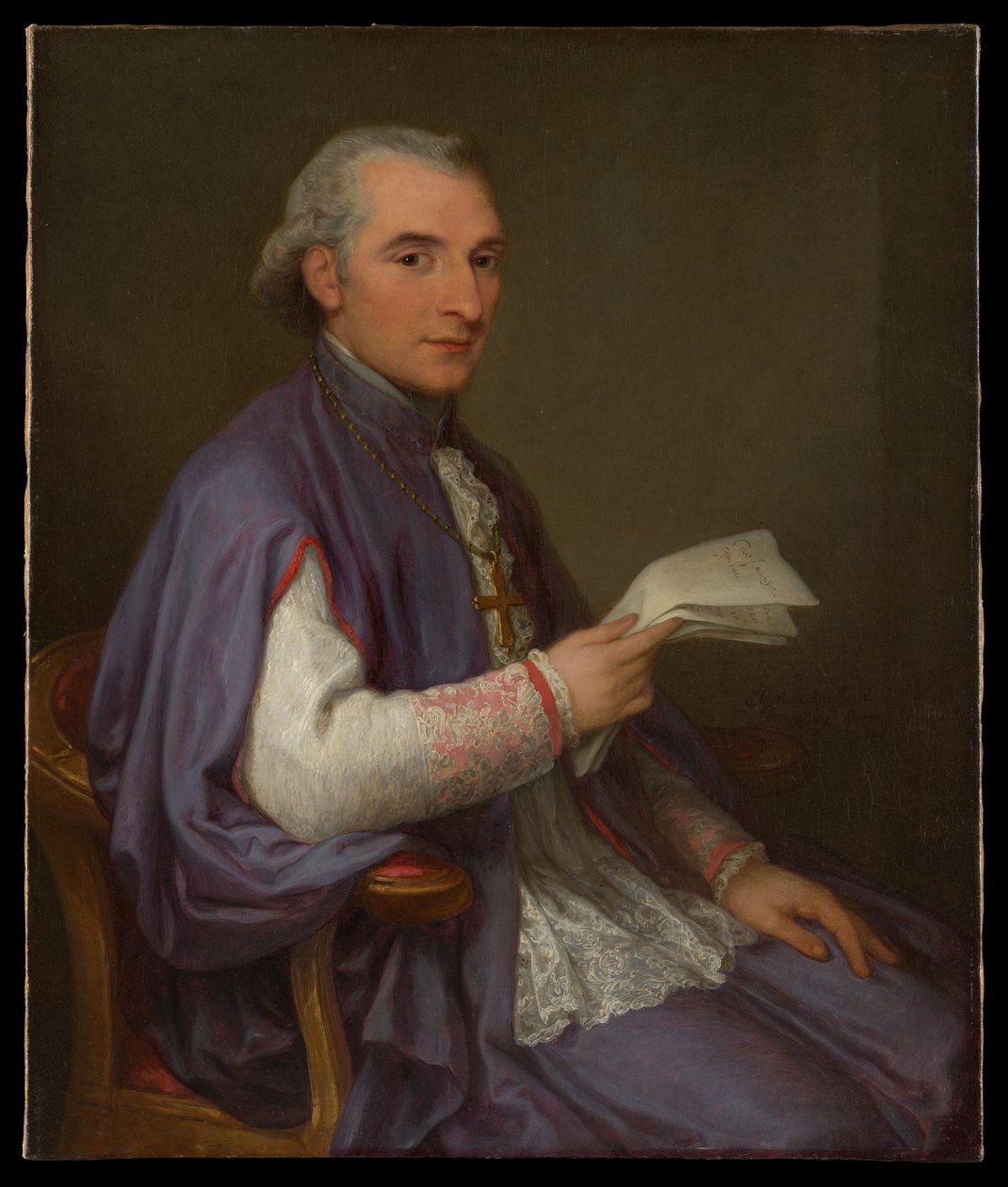 Monsignor Giuseppe Spina (1756–1828) af Angelica Kauffmann