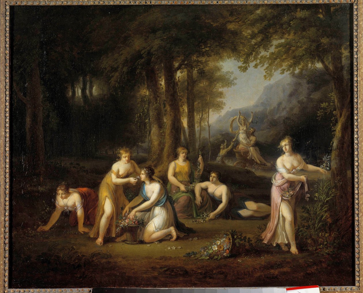 Pluto Removing Proserpine Maleri af Angelica Kauffman (1740-1807) 18. århundrede. Dim 0,40 x 0,56 m Rundvisninger Museum of Fine Arts af Angelica Kauffmann