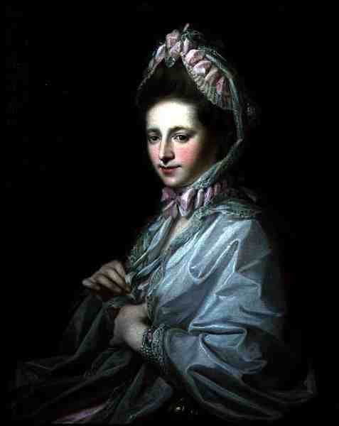Portræt af Anne Miller (olie på lærred) af Angelica Kauffmann
