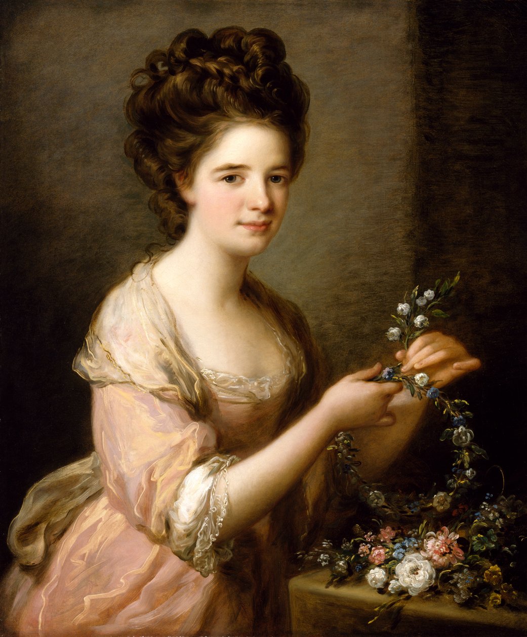 Portræt af Eleanor, grevinde af Lauderdale, ca. 1780-81 (olie på lærred) af Angelica Kauffmann