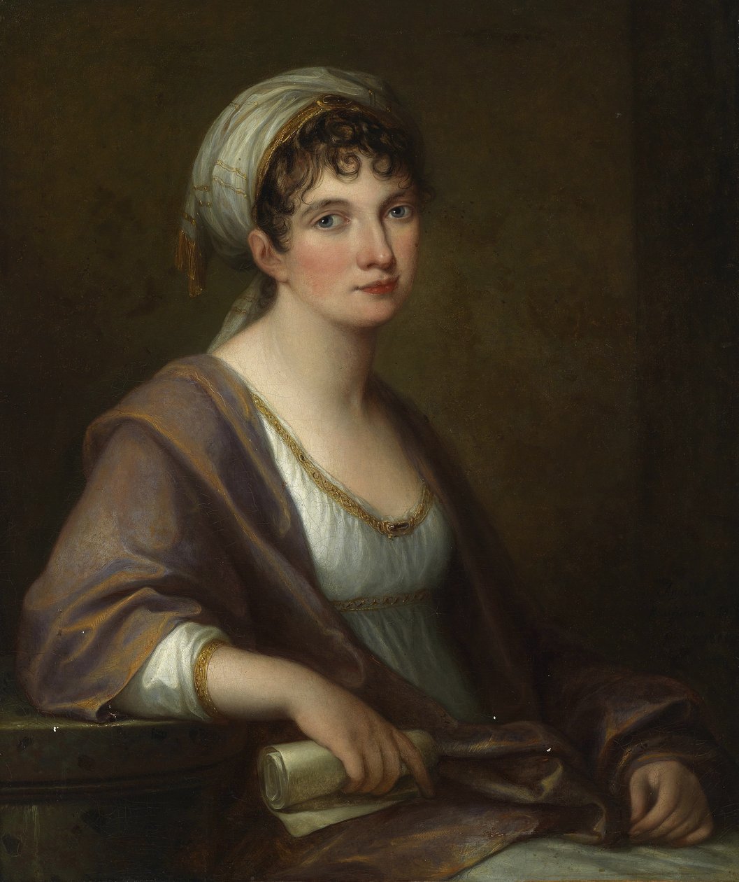 Portræt af prinsesse Franziska von Kaunitz-Rietberg, født grevinde Ungnad von Weissenwolf, 1805 af Angelica Kauffmann