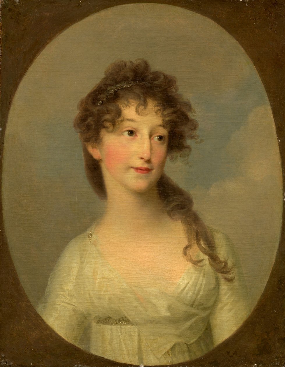 Muligvis Franciska Krasinska, hertuginde af Kurland af Angelica Kauffmann