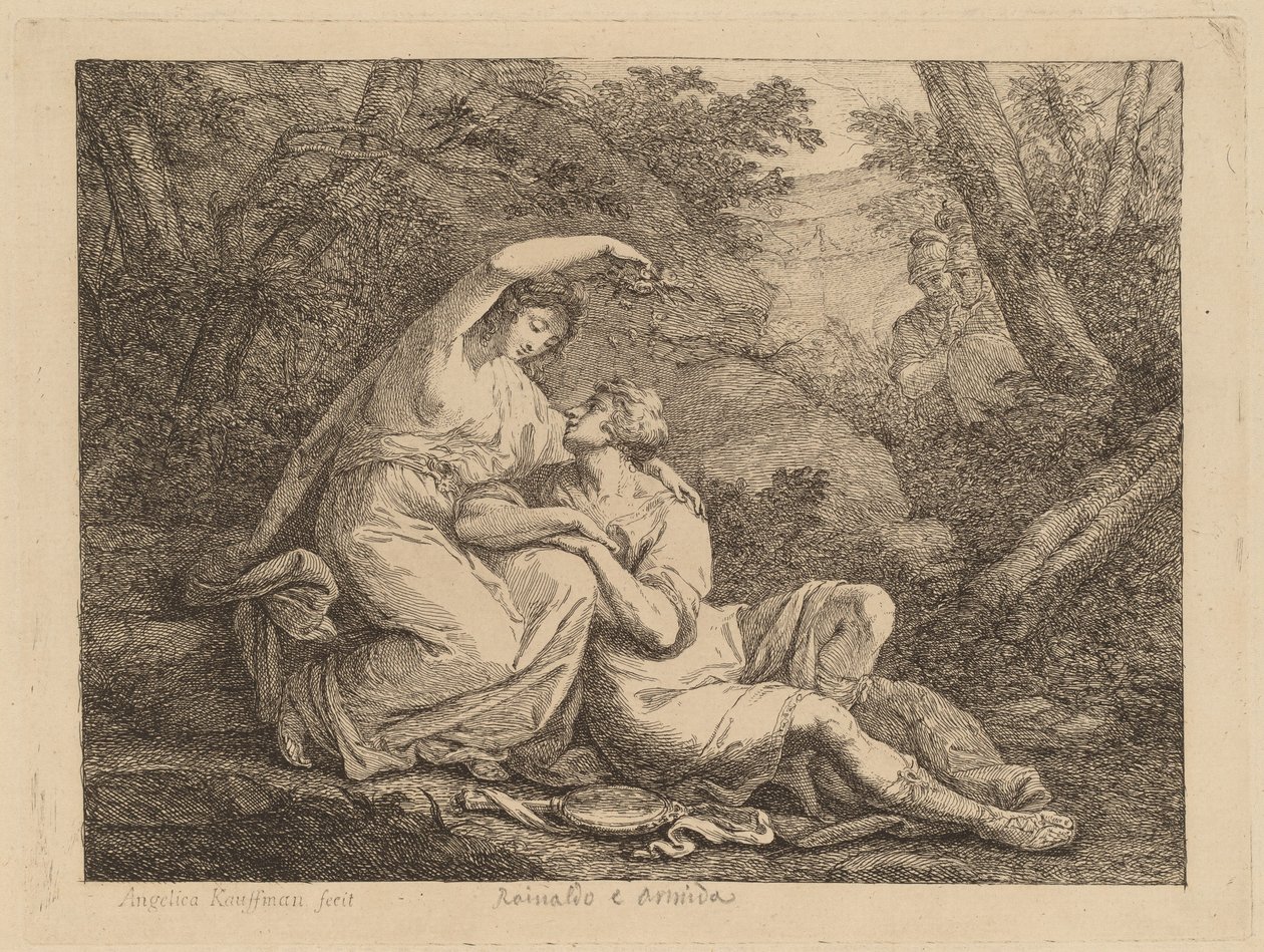 Rinaldo og Armida af Angelica Kauffmann