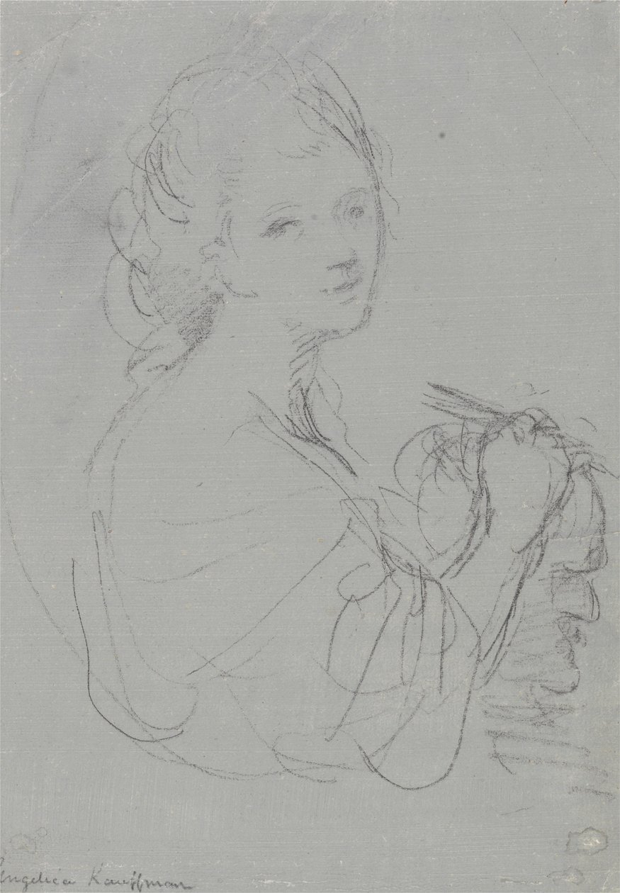Selvportræt af Angelica Kauffmann