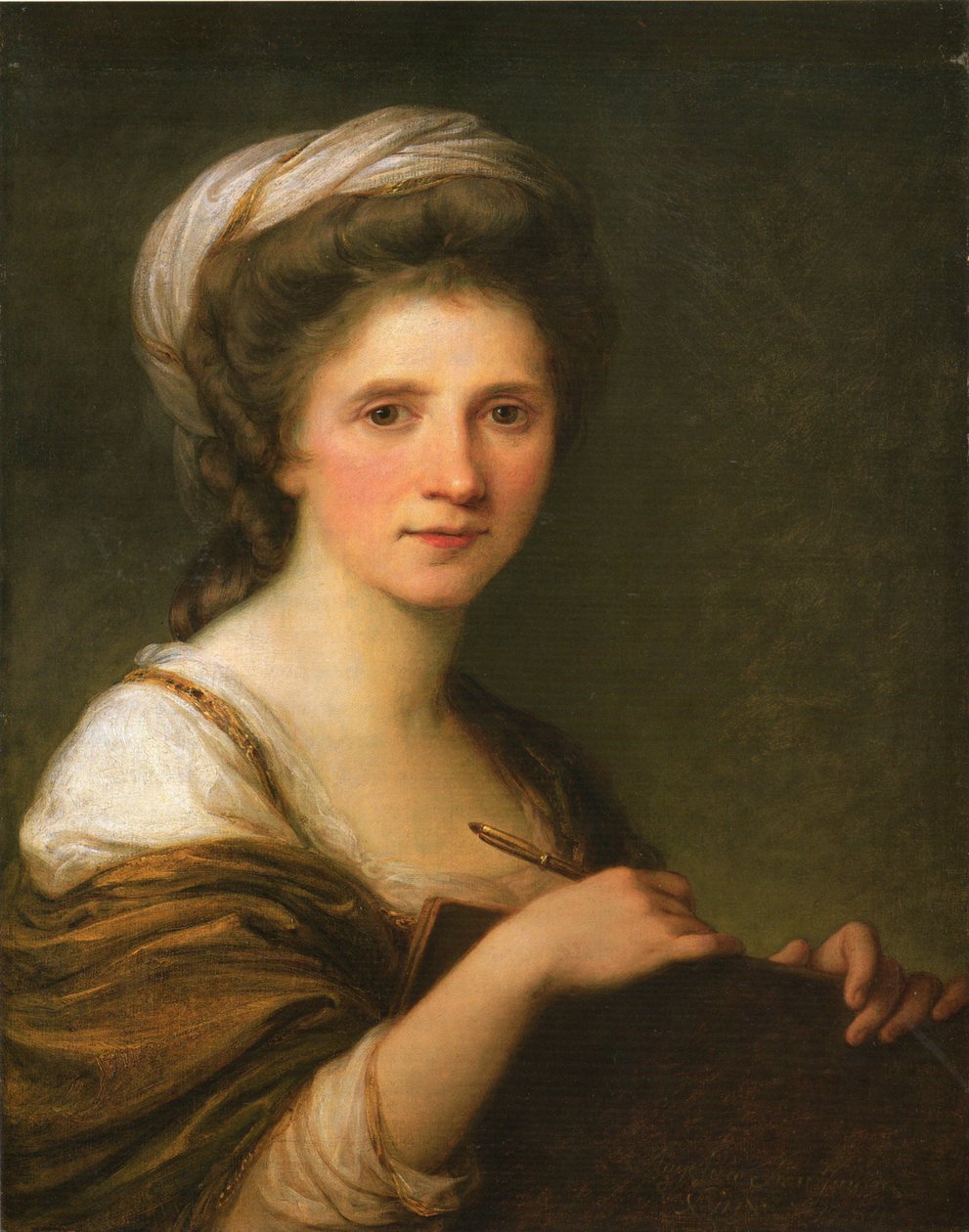 Selvportræt af Angelica Kauffmann
