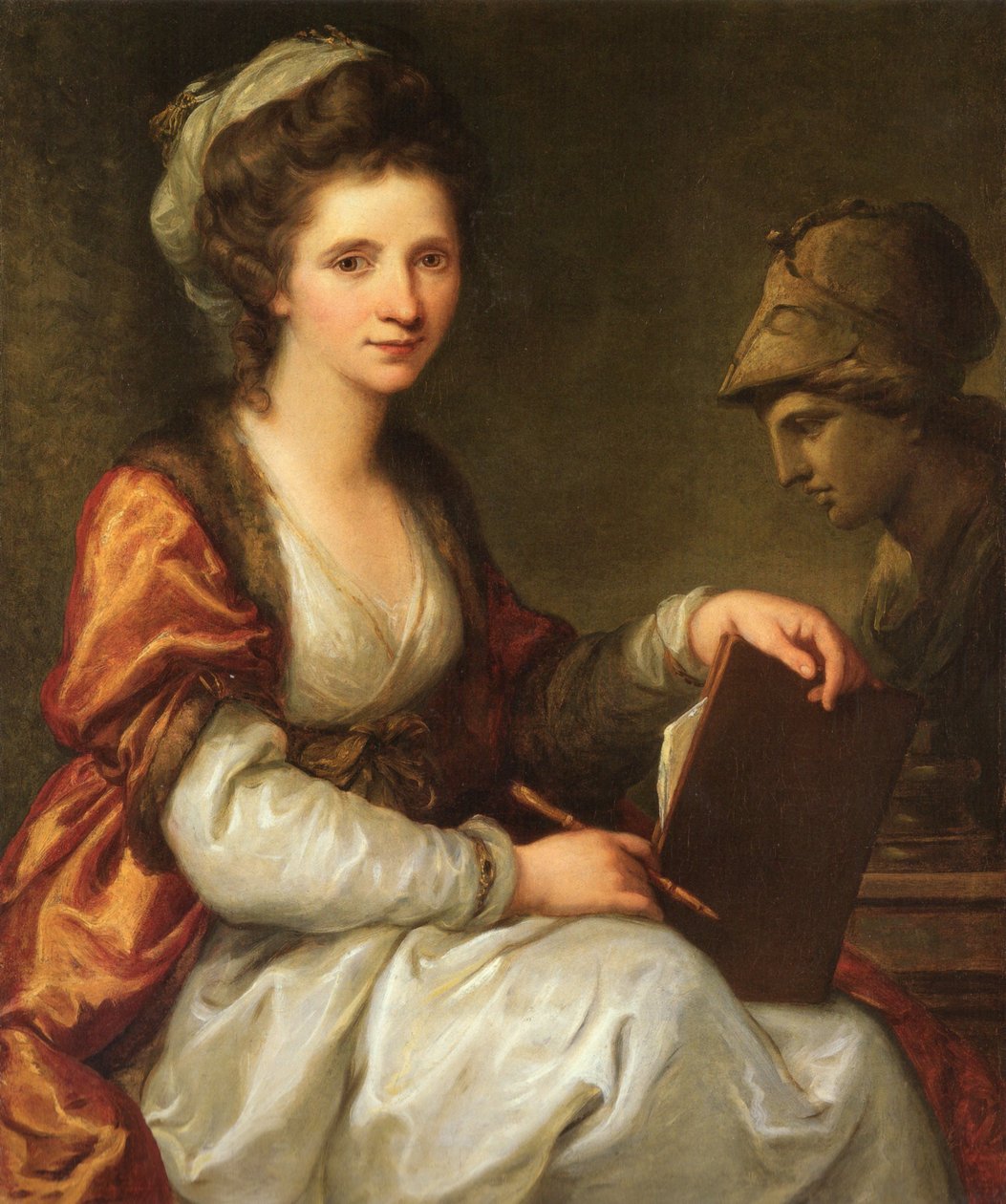 Selvportræt af Angelica Kauffmann