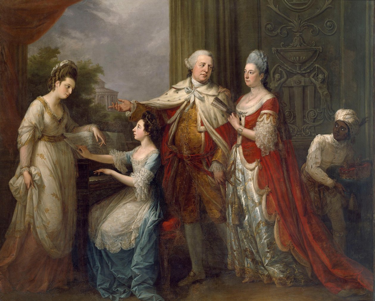 Familien Ely af Angelica Kauffmann