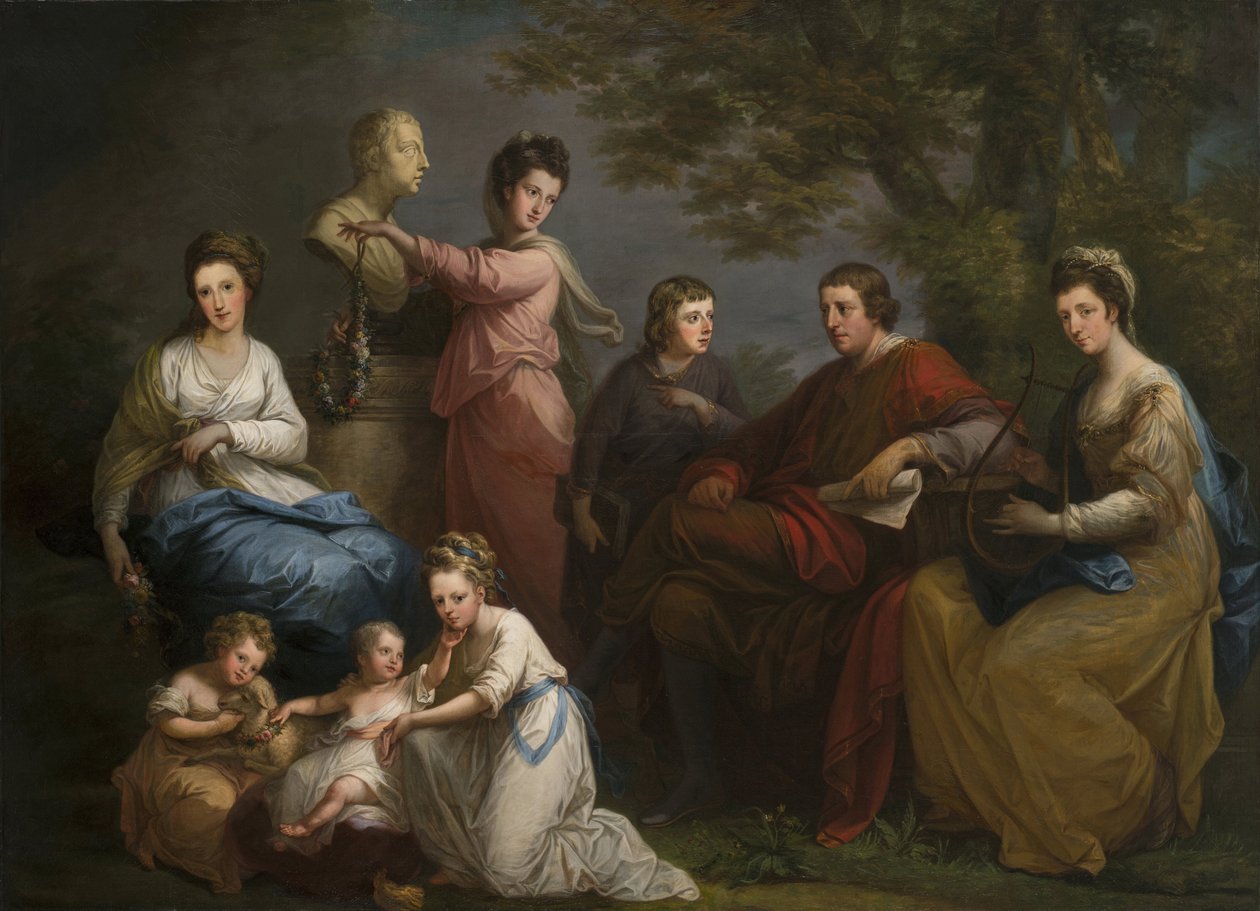 Jarlen af Gowers familie af Angelica Kauffmann