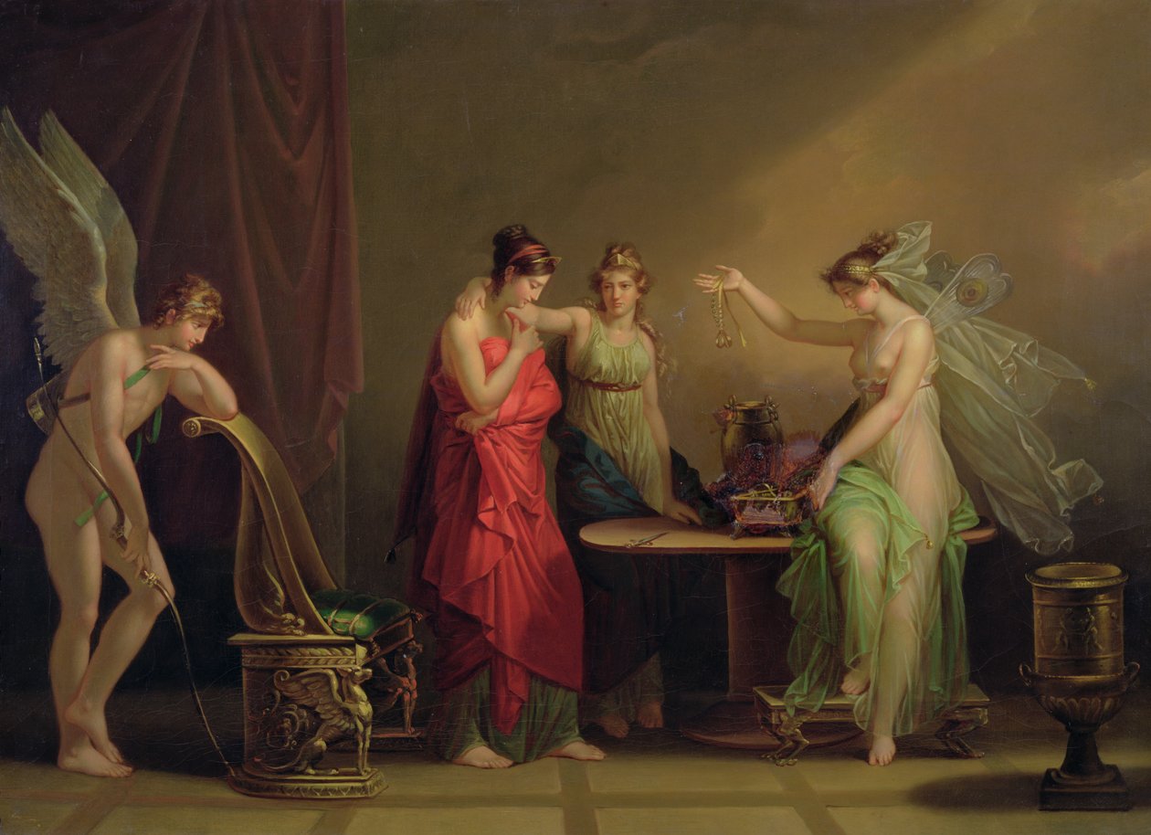Legenden om Amor og Psyke af Angelica Kauffmann