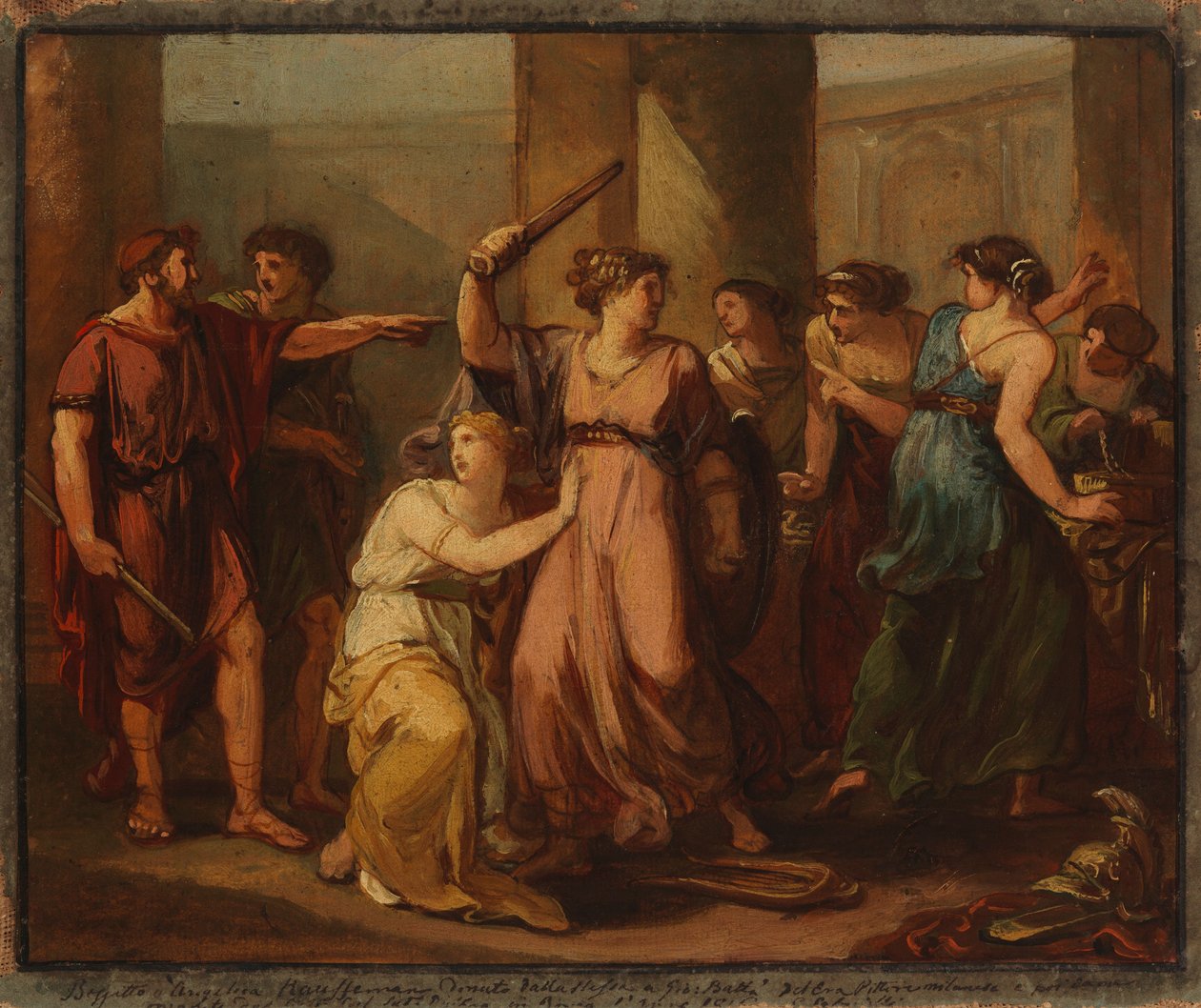Odysseus opdager Achilleus, skjult blandt kong Lykomedes