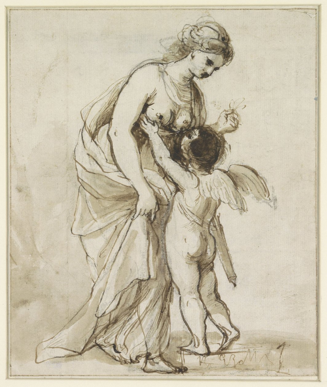Venus forelsket af Angelica Kauffmann