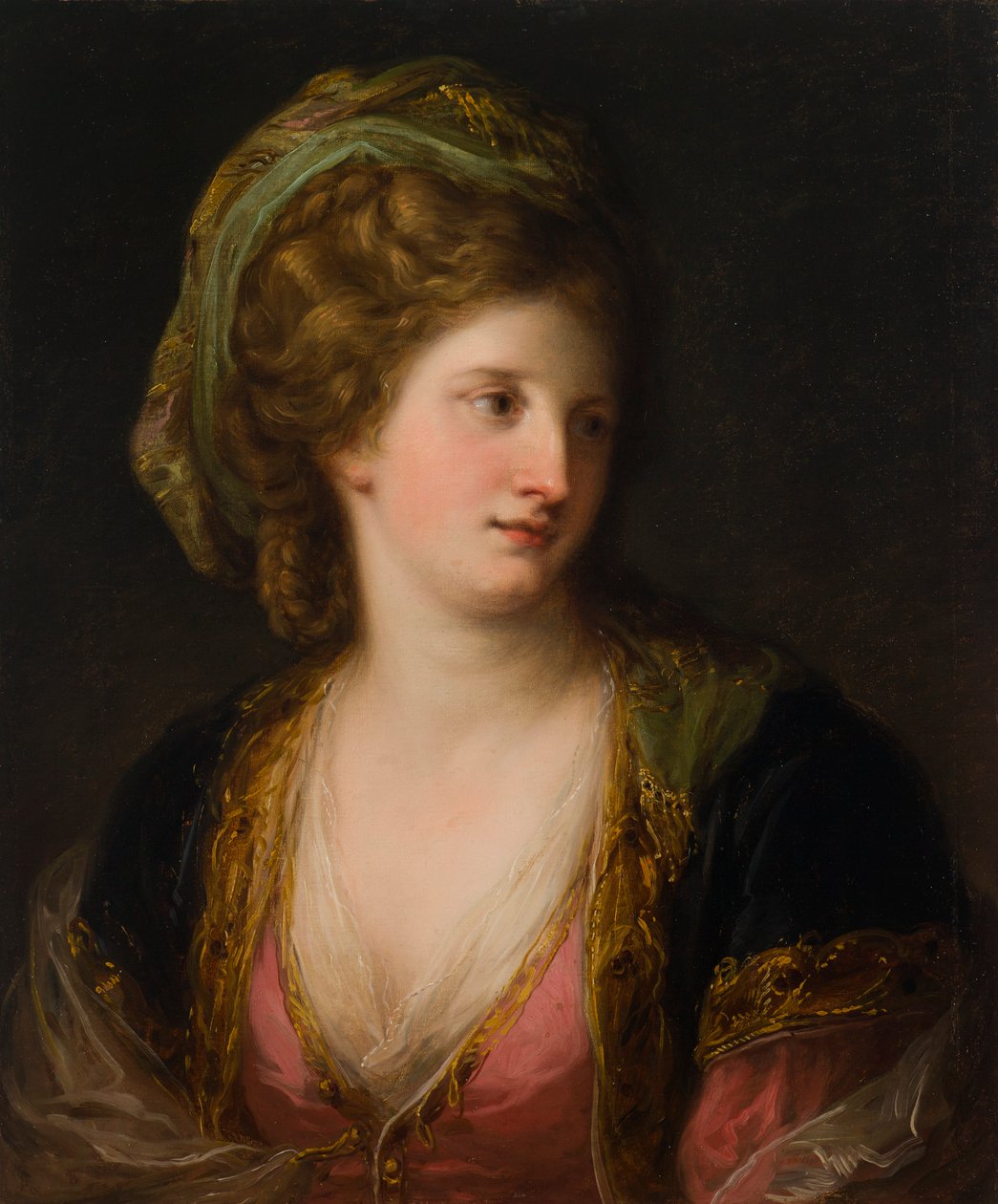 Kvinde i tyrkisk kjole af Angelica Kauffmann