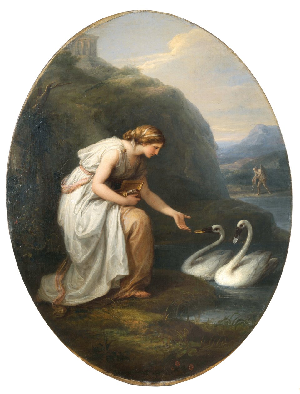 Immortalia - udødelighedens nymfe, 1783. af Angelica Kauffmann