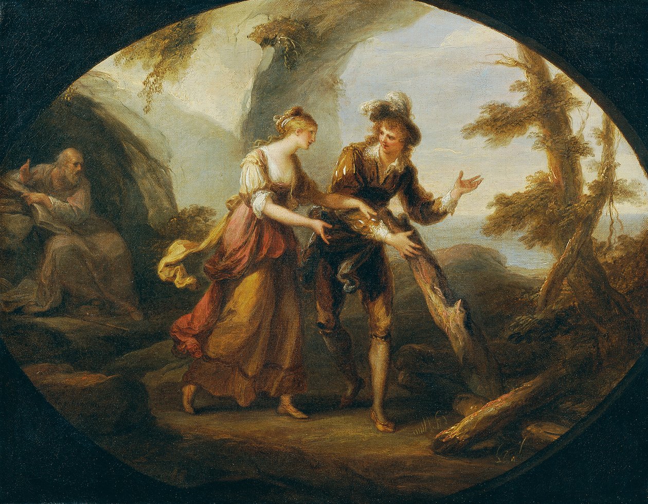 Miranda og Ferdinand af Angelica Kauffmann