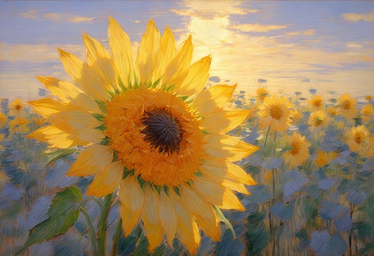 Blomster 65, ca. 2022 (olie på lærred) af Angelita Hawke