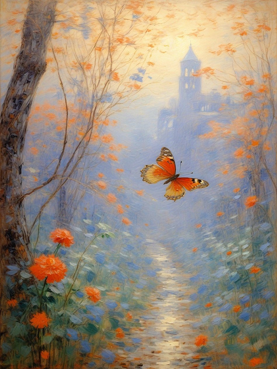 Blomster 81, ca. 2023 (olie på lærred) af Angelita Hawke
