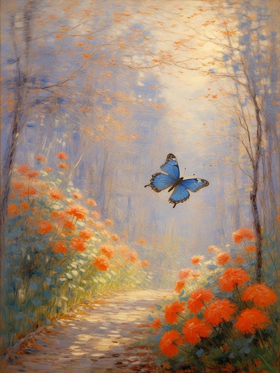 Blomster 82, ca. 2023 (olie på lærred) af Angelita Hawke