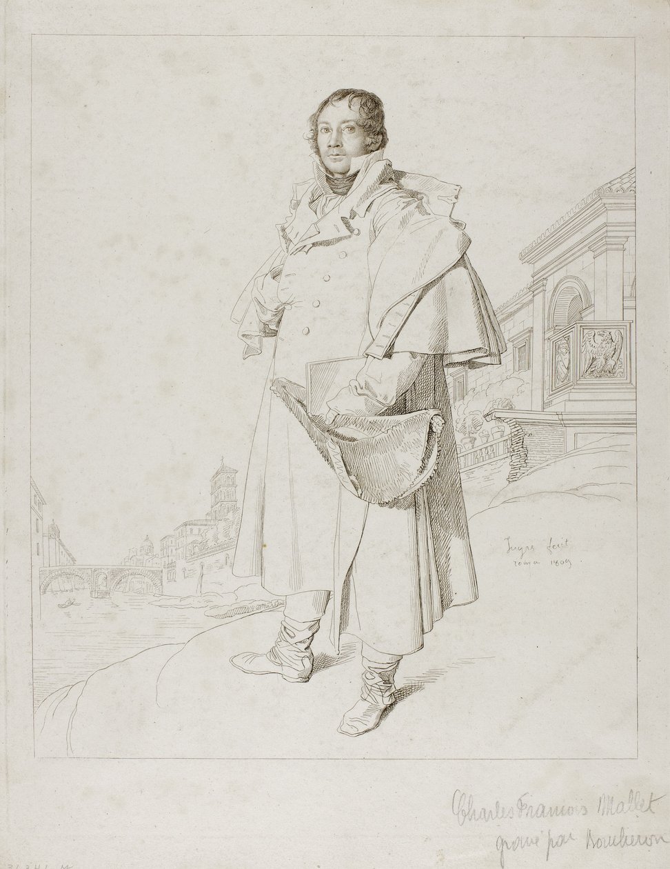 Charles Francois Mallet, ca. 1809 af Angelo Boucheron