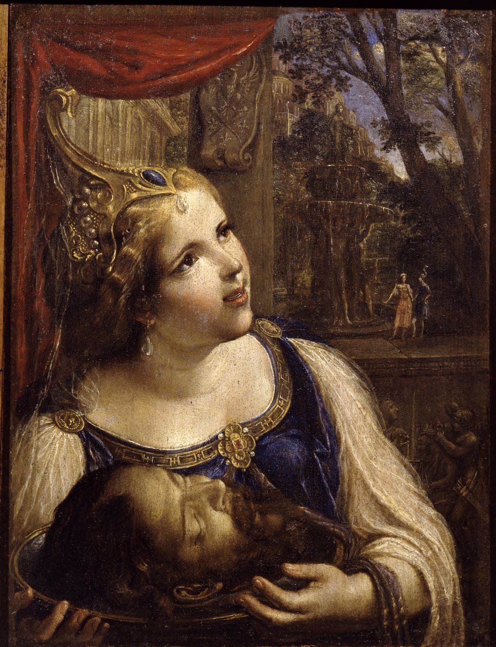 Salome med Johannes Døberens hoved af Angelo Caroselli