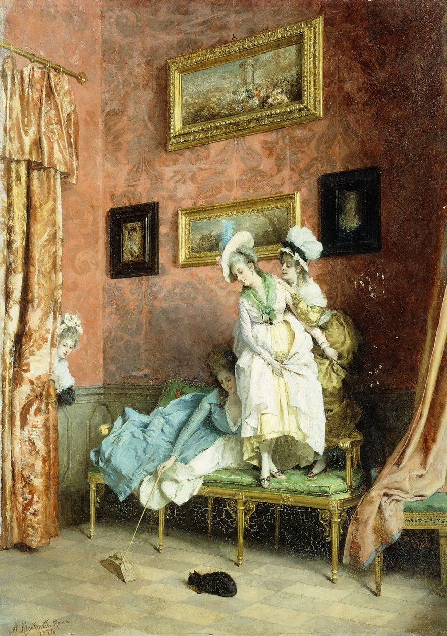 Holdt i fangenskab, 1874 af Angelo Martinetti