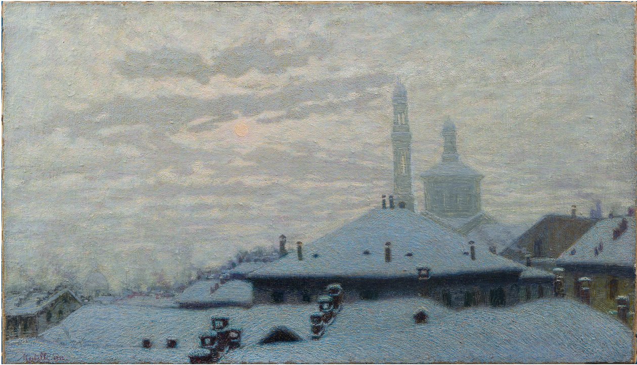 Tage under sneen Tage under sneen, 1910. af Angelo Morbelli