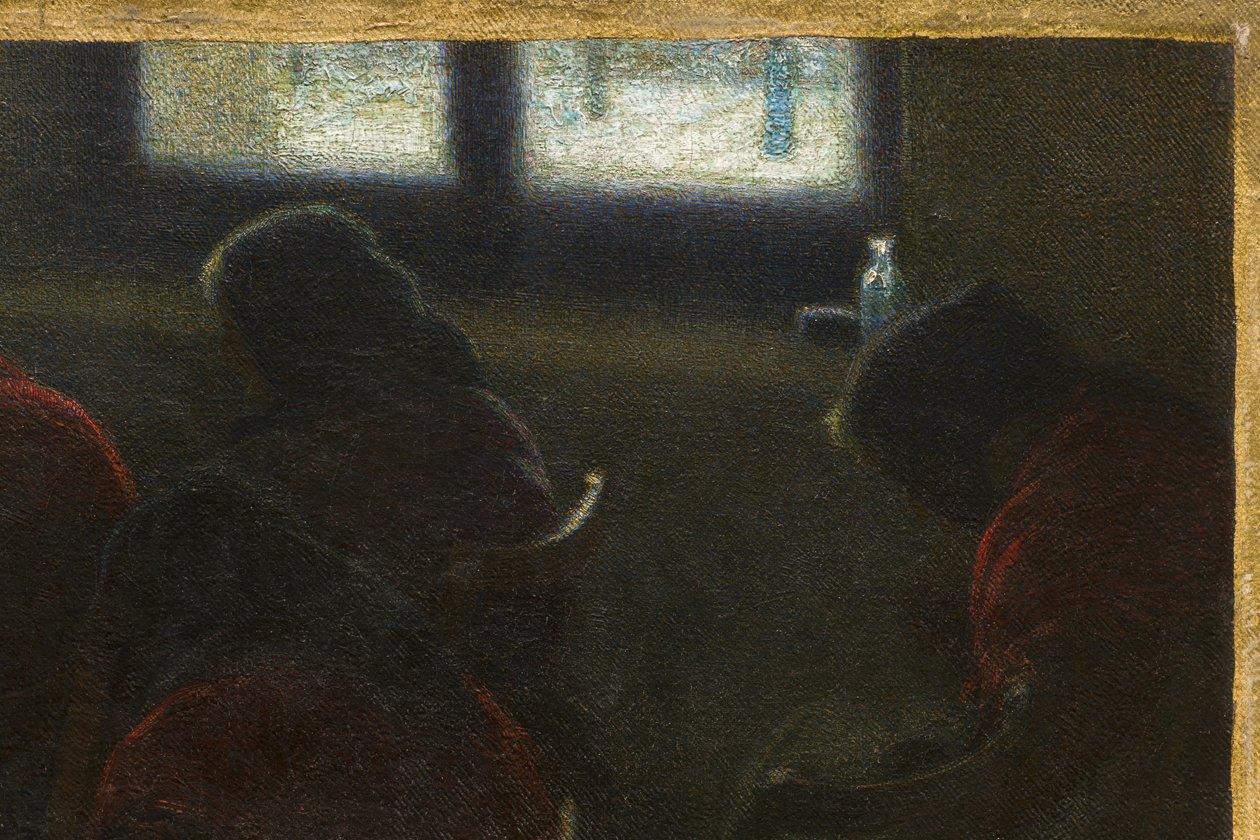 Vintersiesta, 1903 af Angelo Morbelli