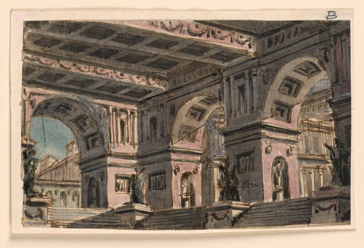 Scenedesign, Palace Atrium af Angelo Toselli