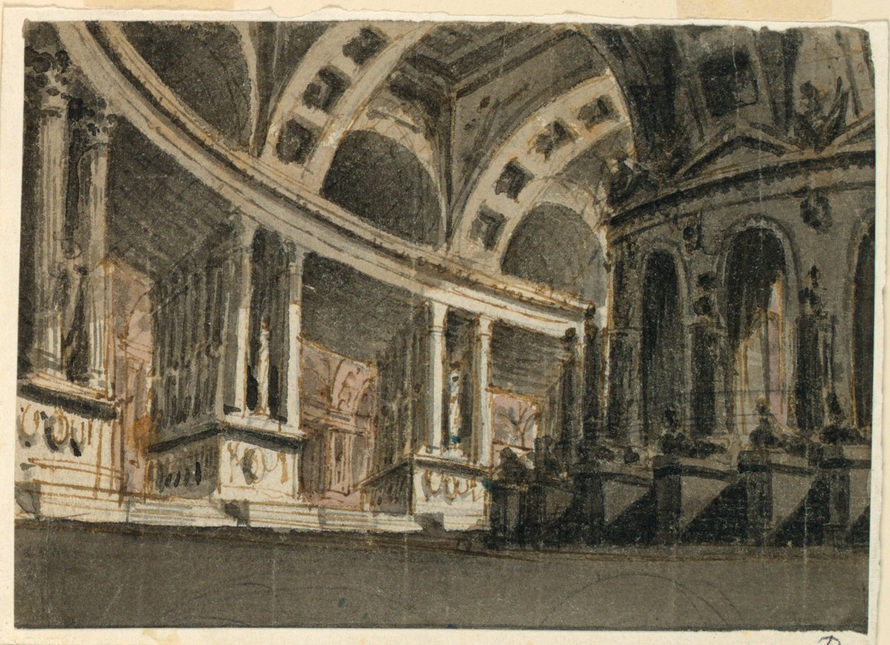 Scenedesign, Palace Interiør af Angelo Toselli