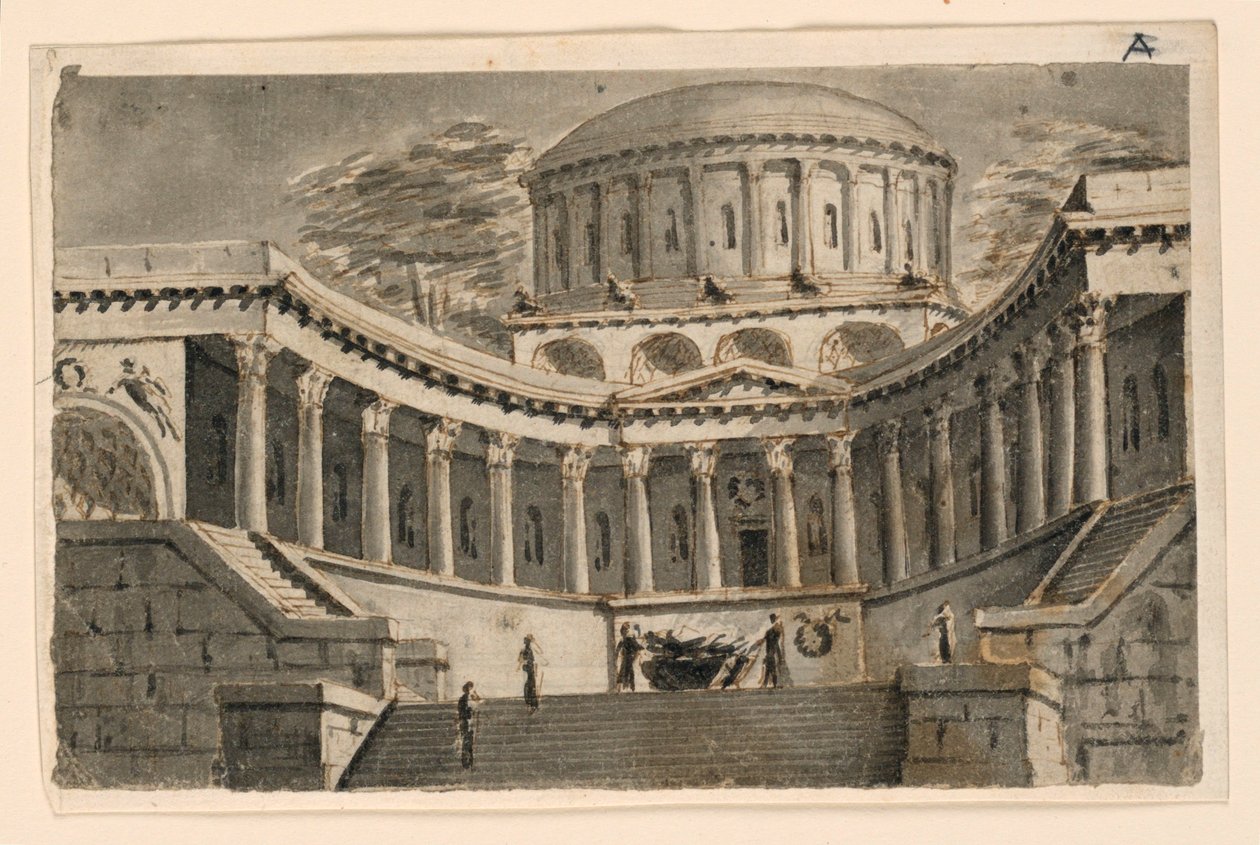 Scenedesign, Temple Atrium af Angelo Toselli