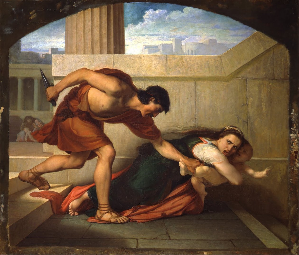 Massakren på de uskyldige, 1860-1861 af Angelo Visconti