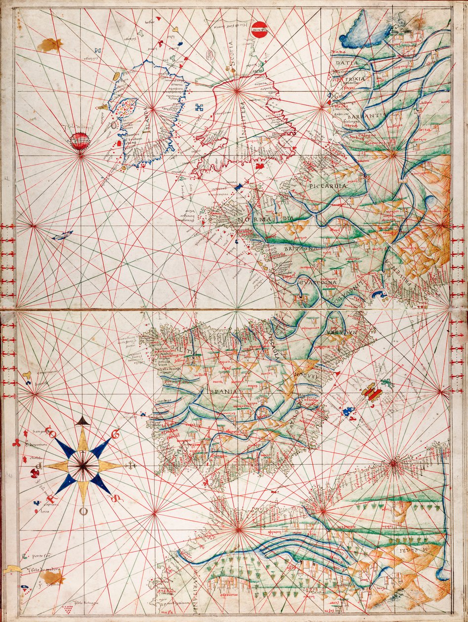 Europas atlanterhavskyster og det vestlige Middelhav af Angelo de Conte Freducci