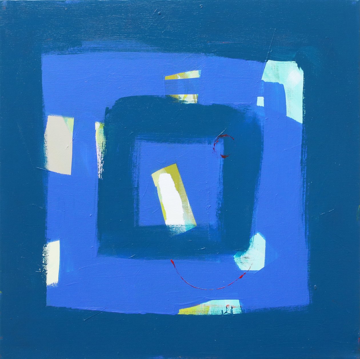 The Perspective of Light, 2021 (akryl på lærred) af Angie Kenber