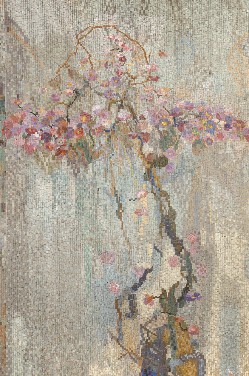 Blomster, 1914 (mosaik) af Angiolo DAndrea