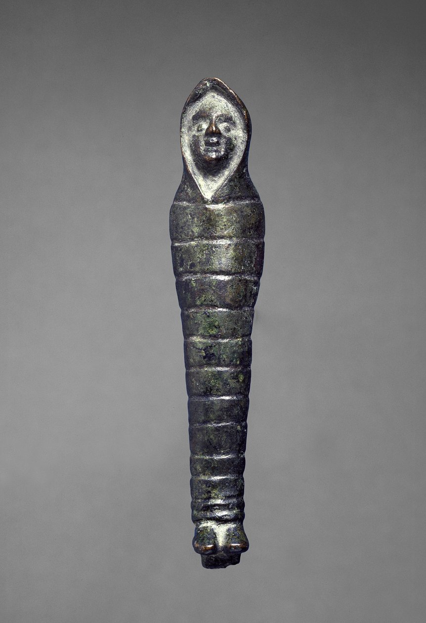 Indhyllet kvinde, fundet i Horncastle (bronze) af Anglo Saxon