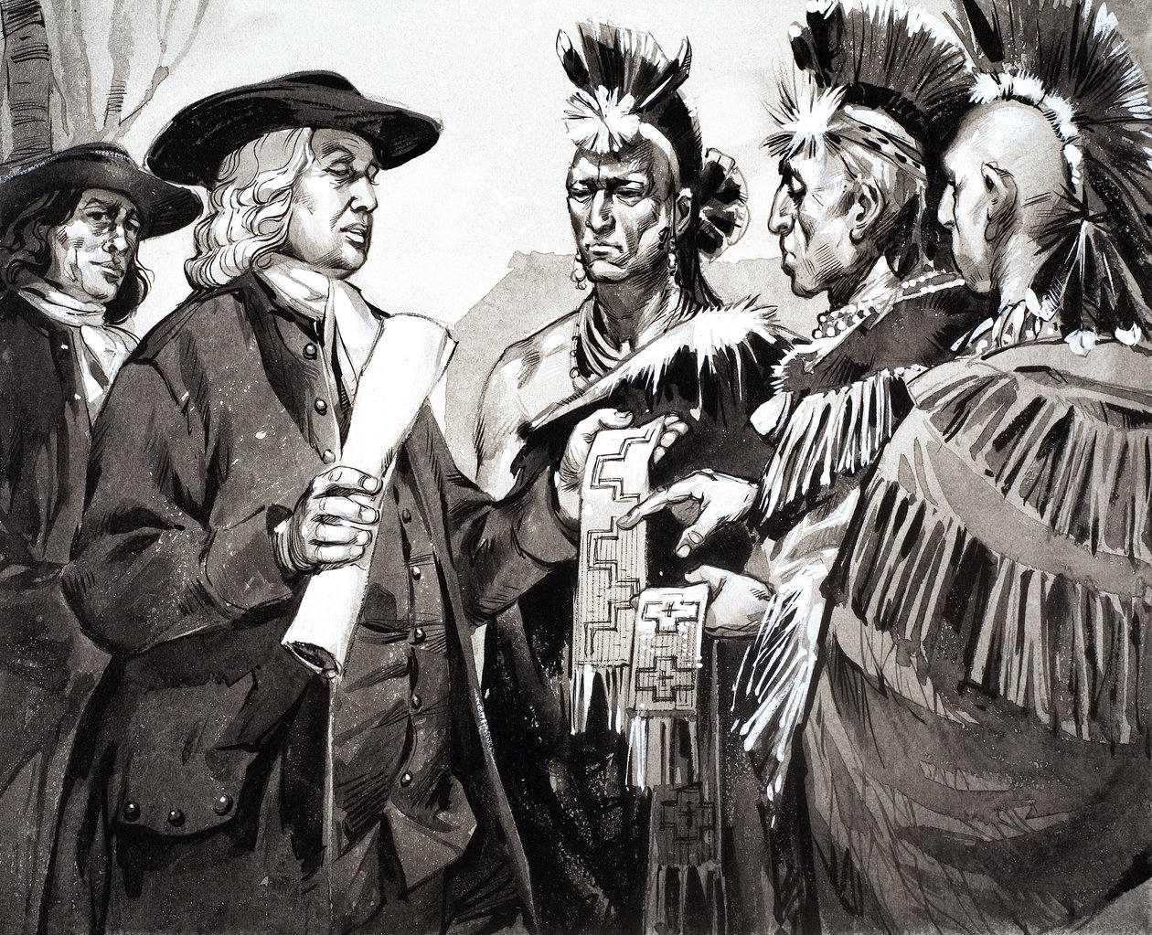 A Nation Divided, illustration fra 