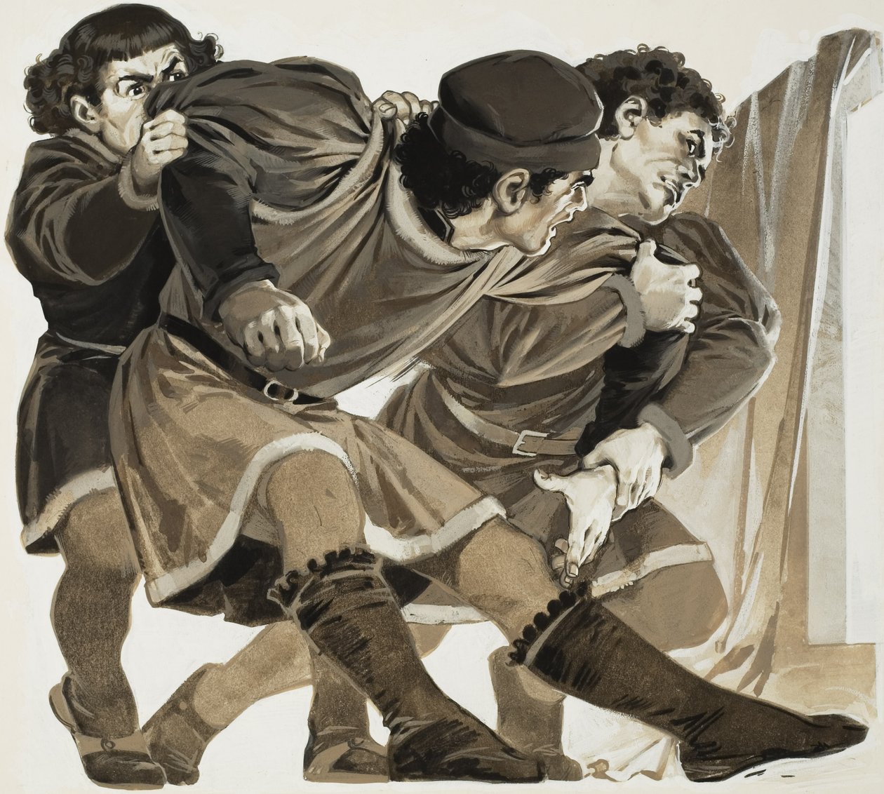 Baldaccio (1400-41) (gouache på papir) af Angus McBride