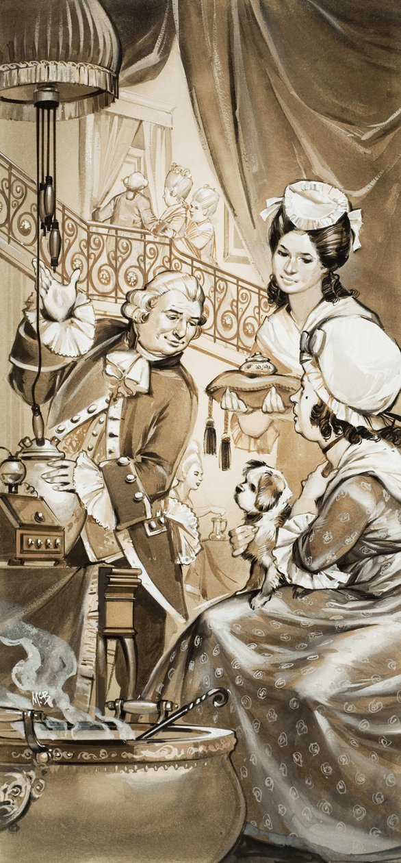 Grev Cagliostro (gouache på papir) af Angus McBride
