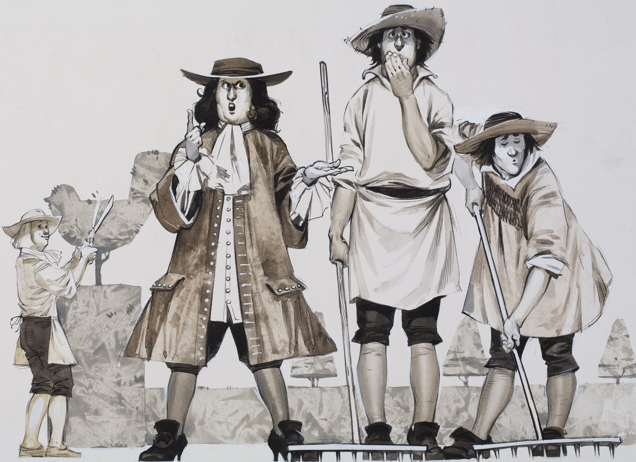 Disciplin (gouache på papir) af Angus McBride