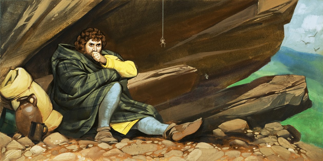 Robert Bruce og edderkoppen af Angus McBride