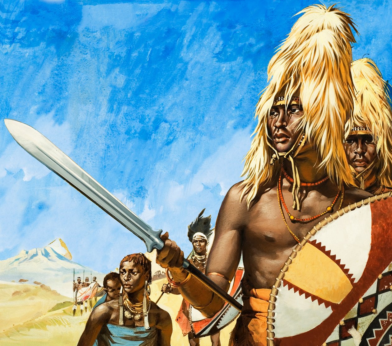Masai-stammen i Afrika af Angus McBride