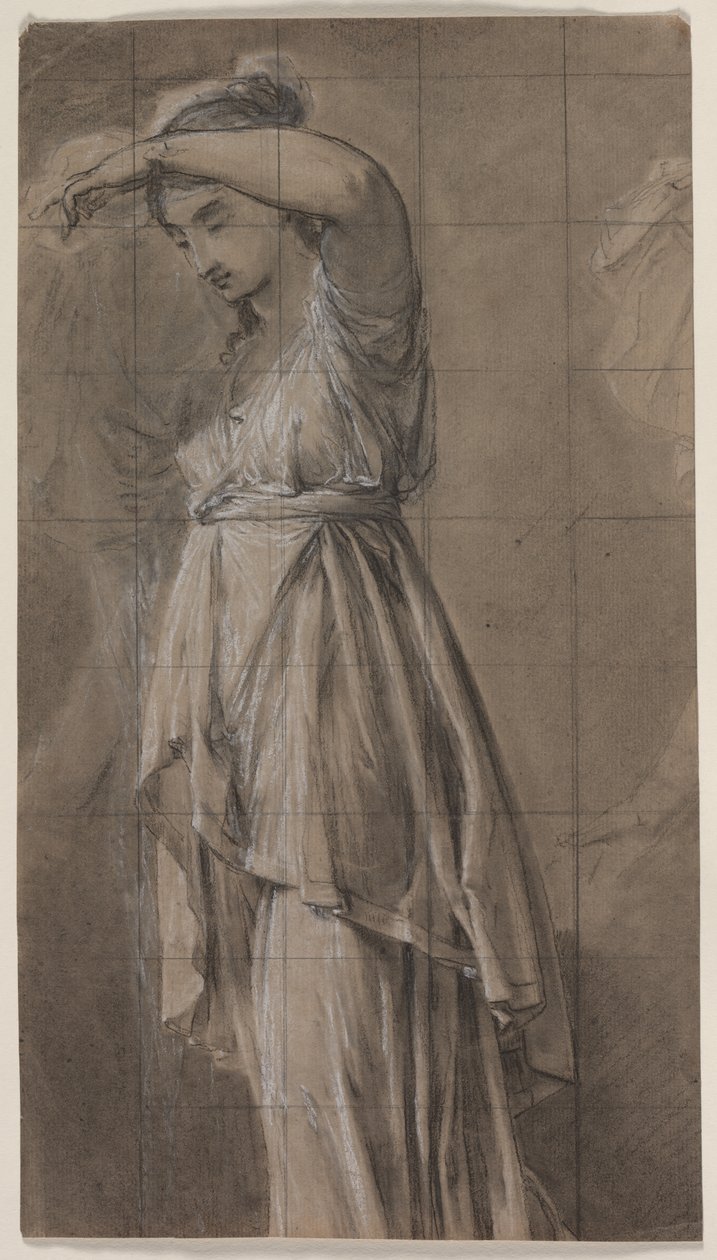 Studie for Penelope af Anicet Charles Gabriel Lemonnier
