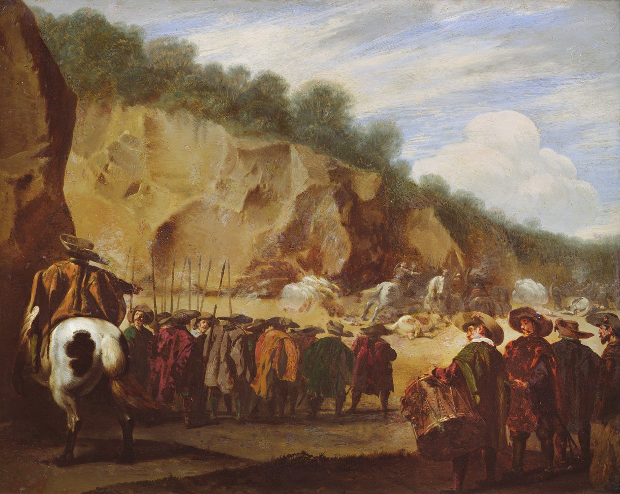 Bagholdet, ca. 1646-56 af Aniello Falcone