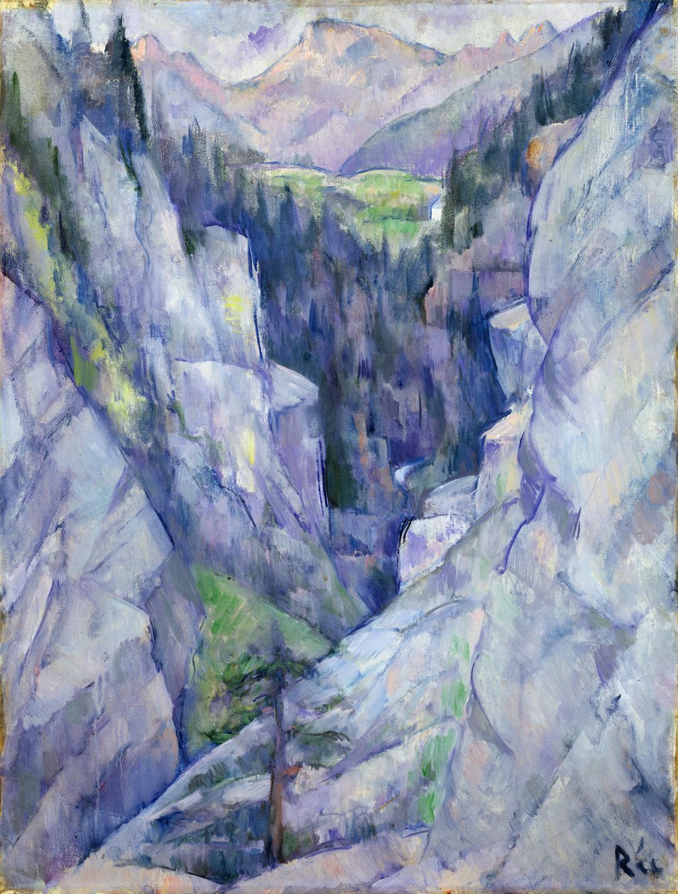 Ravinen ved Pians, 1921 af Anita Ree