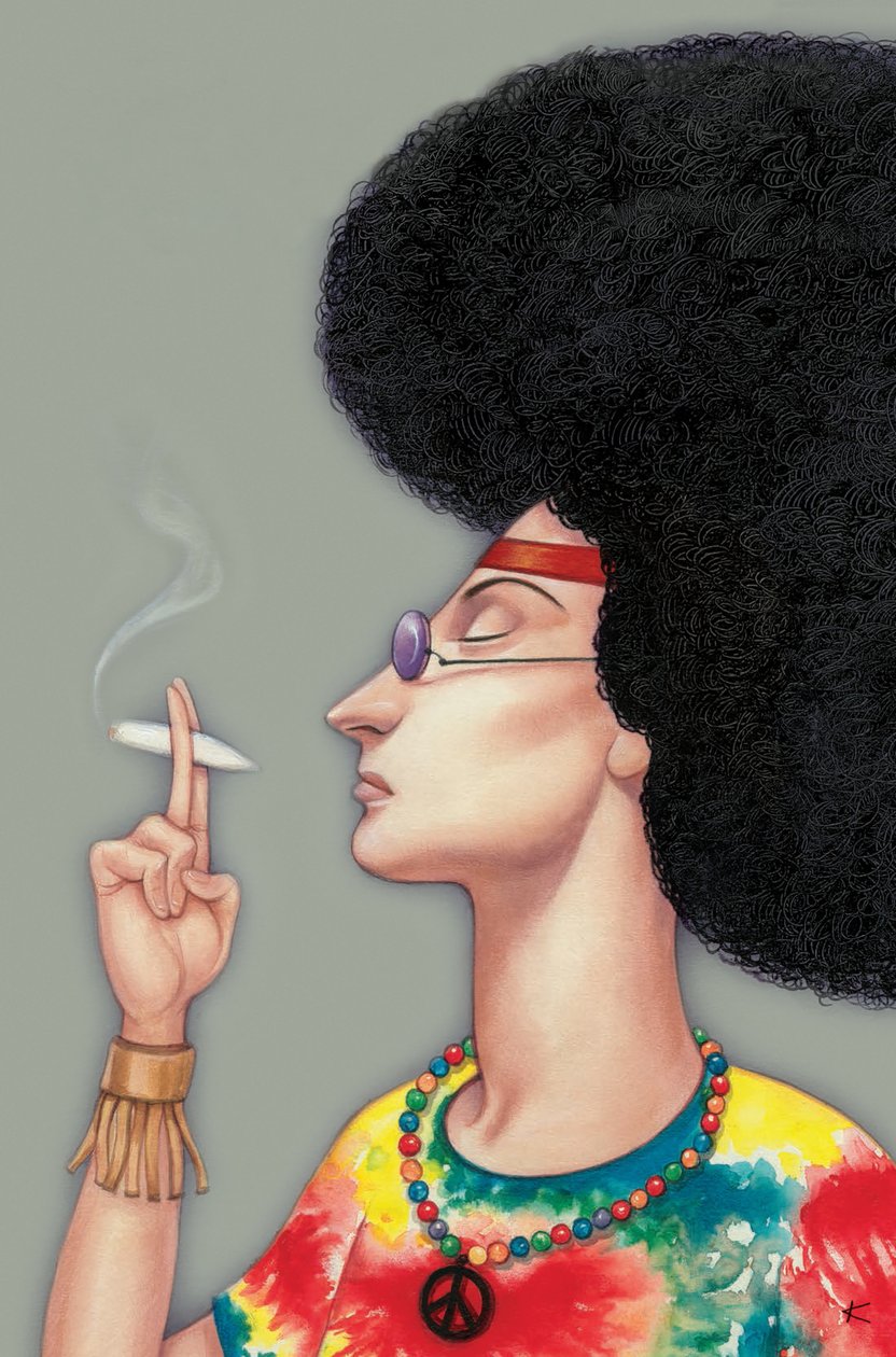 Eustace Trippy, 2015 (akryl på illustrationsplade) af Anita Kunz