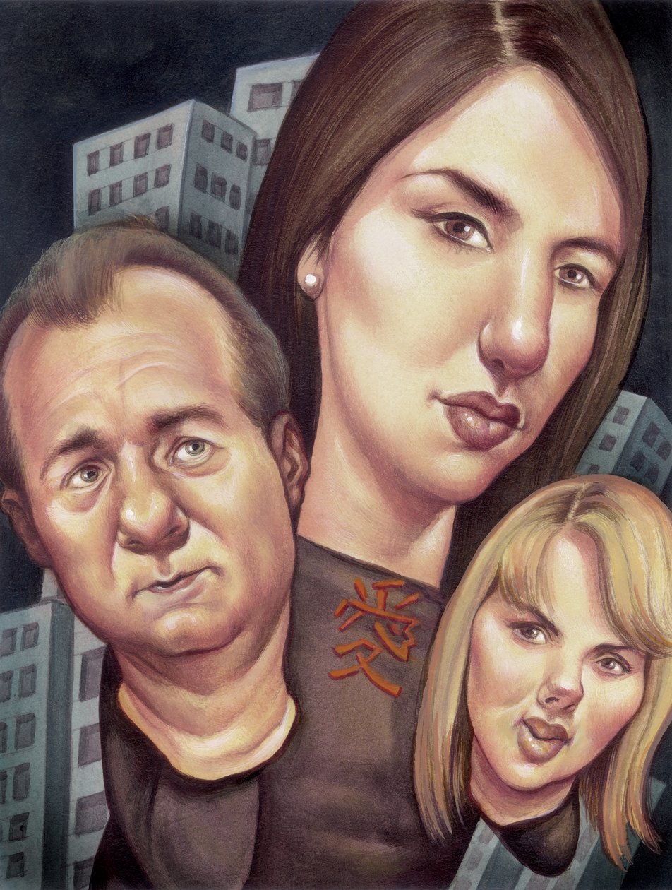 Lost in Translation, 2003 (akryl på illustrationsplade) af Anita Kunz